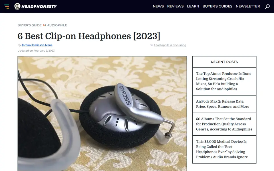 The article as published on headphonesty.com