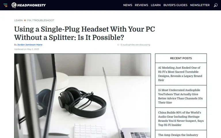 The article as published on headphonesty.com