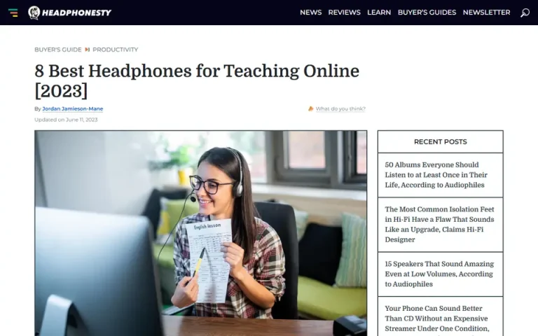 The article as published on headphonesty.com