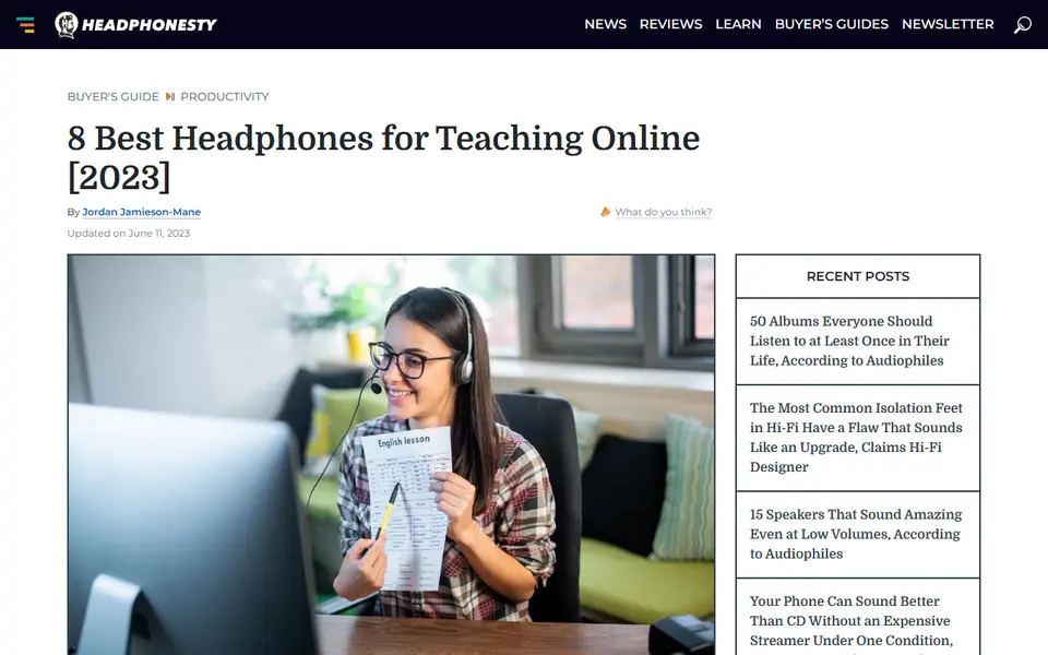The article as published on headphonesty.com