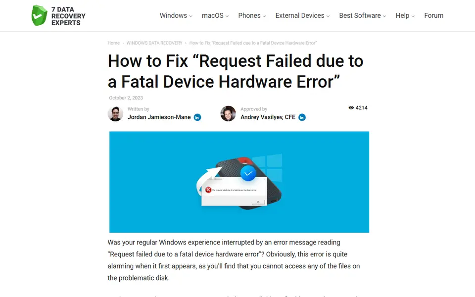 The article as published on blog.7datarecovery.com