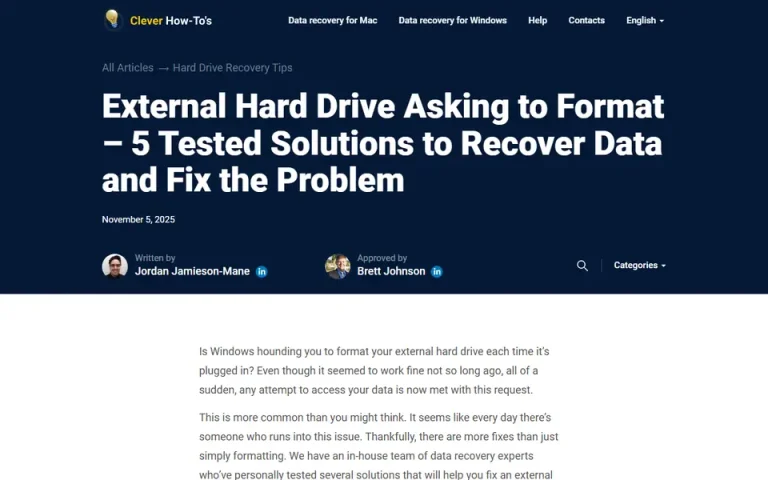 The article as published on cleverfiles.com