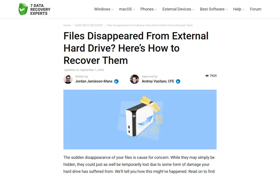 The article as published on help.7datarecovery.com