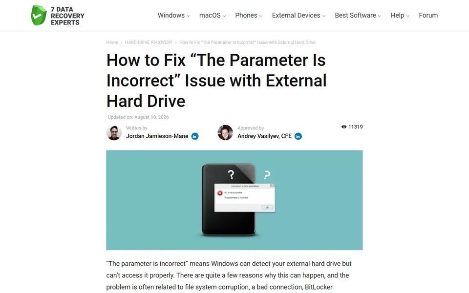 The article as published on help.7datarecovery.com