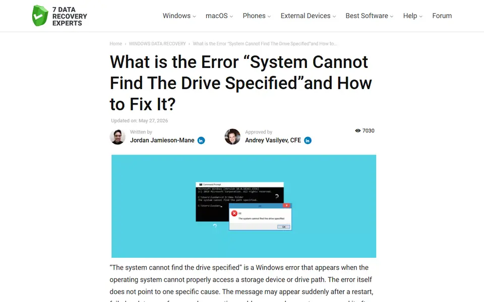 The article as published on help.7datarecovery.com