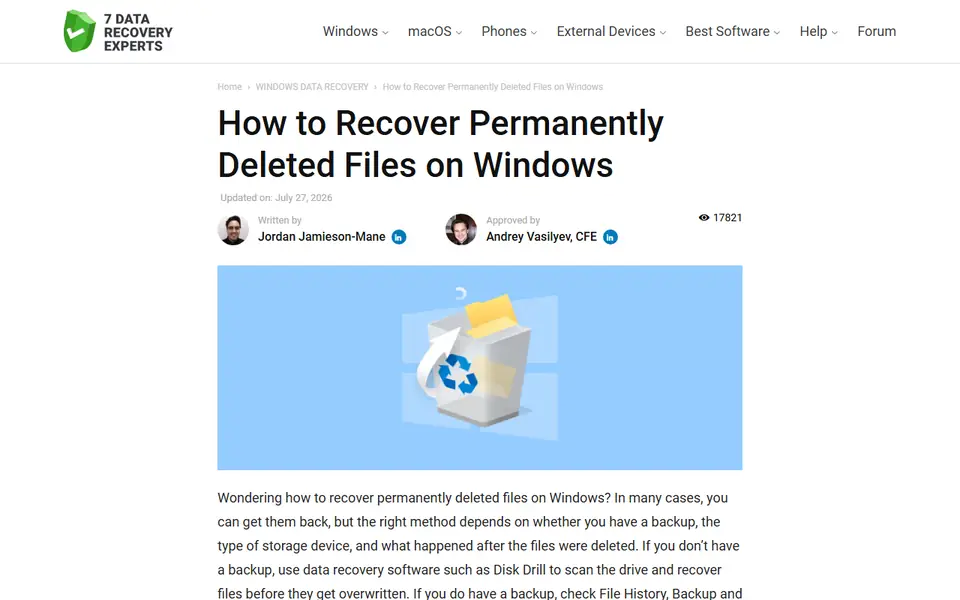 The article as published on help.7datarecovery.com